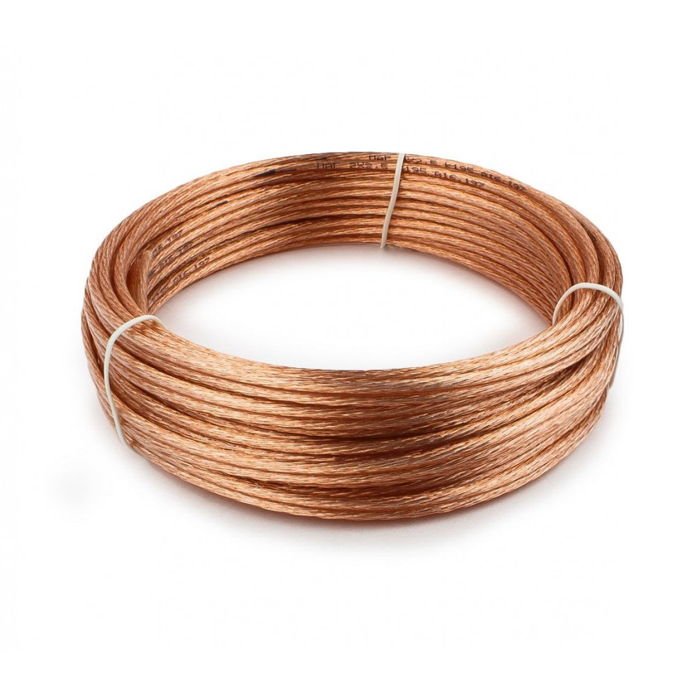 Кабель Cablexpert Акустический кабель CC-TC2x2,5-10M, прозрачный,  10 м, бухта